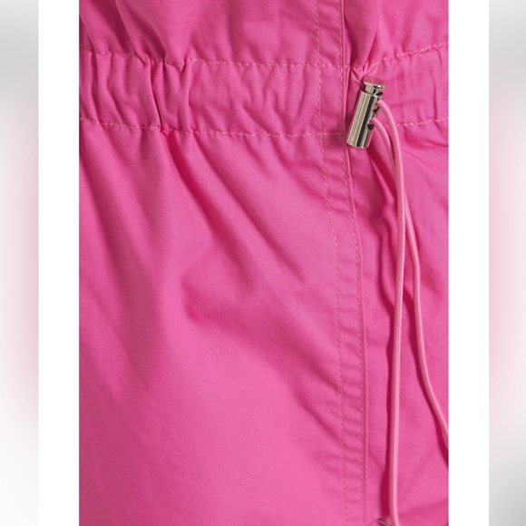 L.F. Markey x Free People Hugo 10 / M Pink High Waist Paper Bag Poplin Trousers - Picture 6 of 7